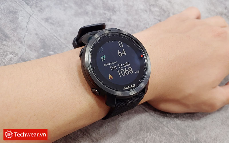 Đo Calo trên Đồng hồ Polar Grit X