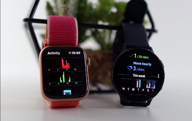 So sánh Samsung Galaxy Watch 2 Active vs Apple Watch Series 5