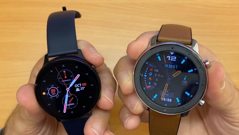 So sánh Galaxy Watch Active 2 vs Huami Amazfit GTR