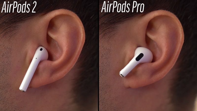 So sánh tai nghe Airpods Pro vs Airpods 2