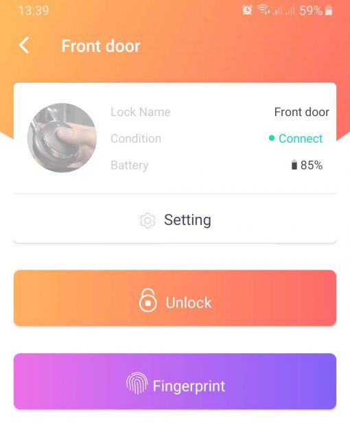 Sử dụng khóa Tapplock