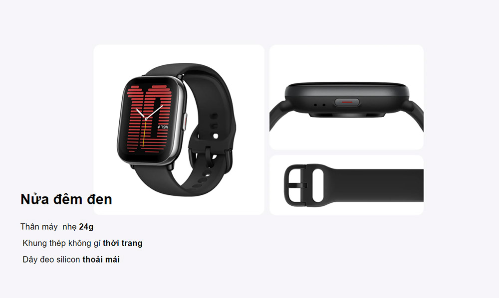 Huami Amazfit Active đen