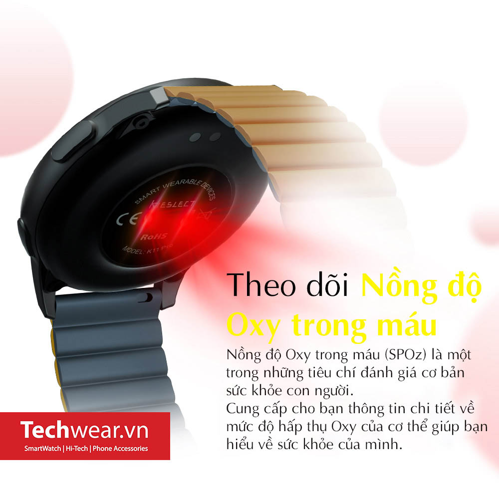 TechwearVN Đồng hồ thông minh Kieslect K11 Pro