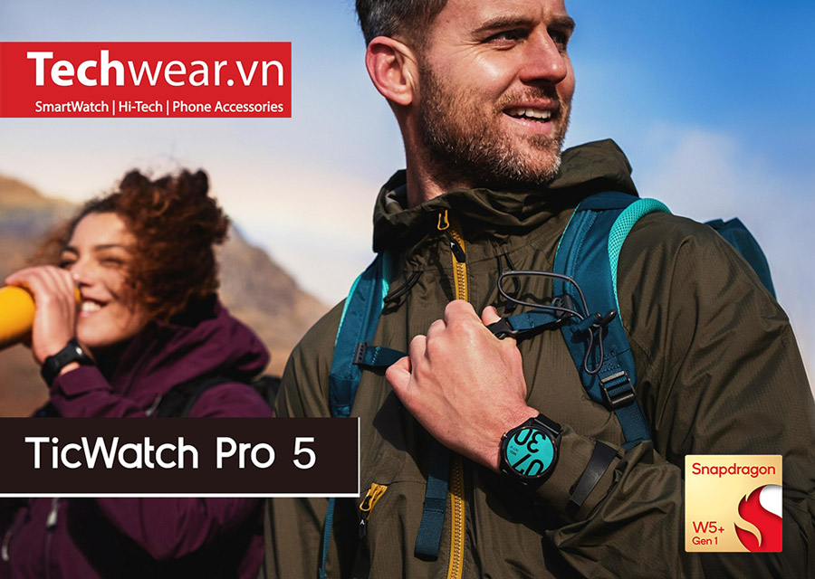 Đồng hồ thông minh Ticwatch Pro 5 - Techwear.vn