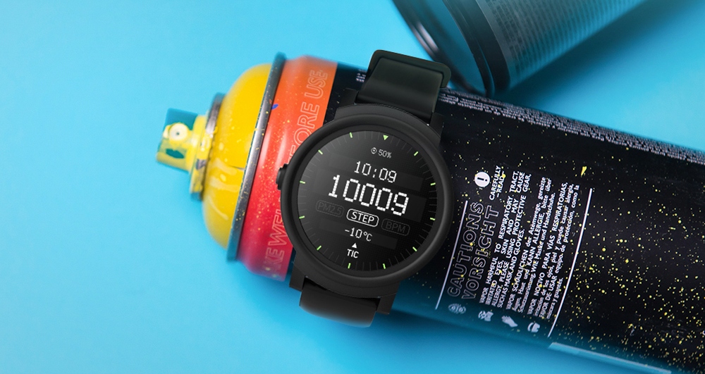 Ticwatch E phong cách Punk-Rock All-Black