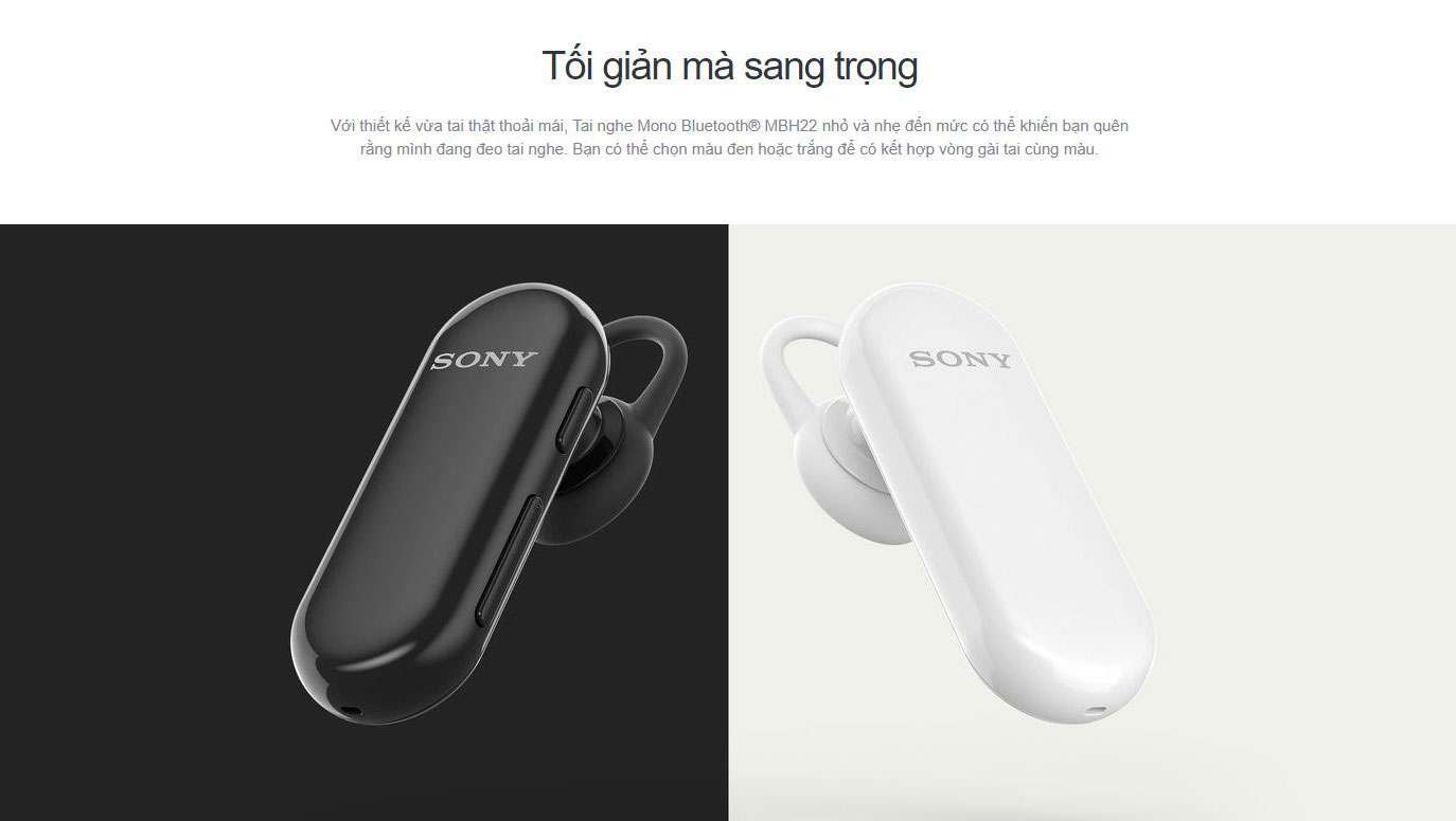 tai nghe bluetooth sony mbh22