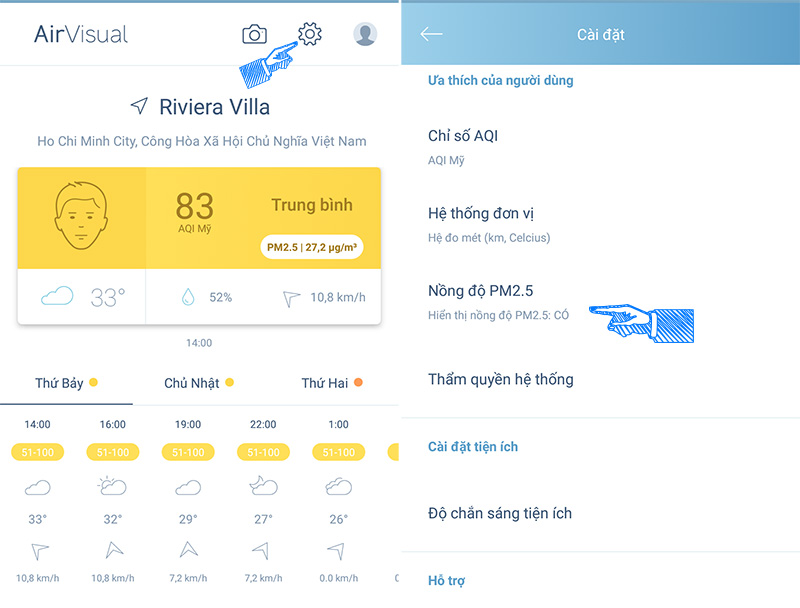 Ứng dụng Airvisual