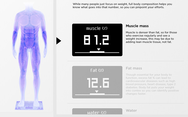 Cân thông minh Withings Body Composition Wi-Fi Scale - Body+