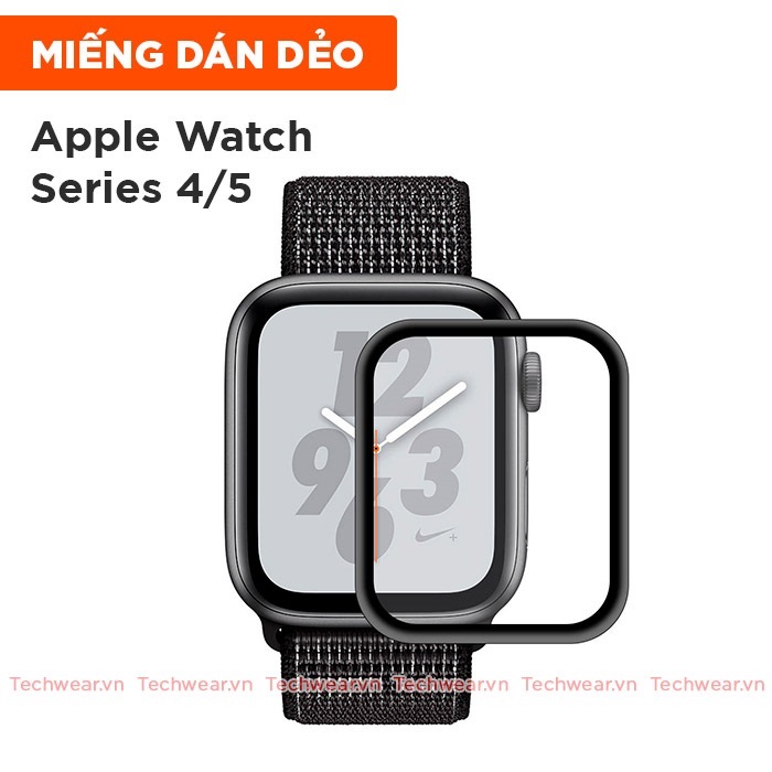 Miếng dán màn hình full viền cho Apple Watch Series 4/5