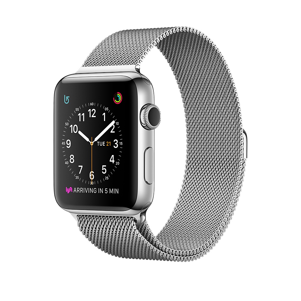 Apple Watch Series 2 - Stainless Steel Case with Milanese Loop