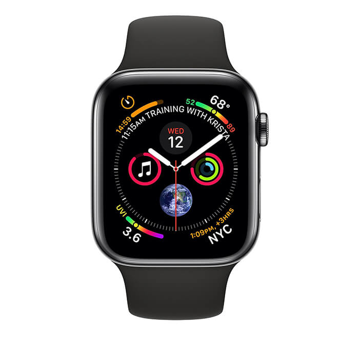 Apple watch series 4 space black milanese loop hotsell