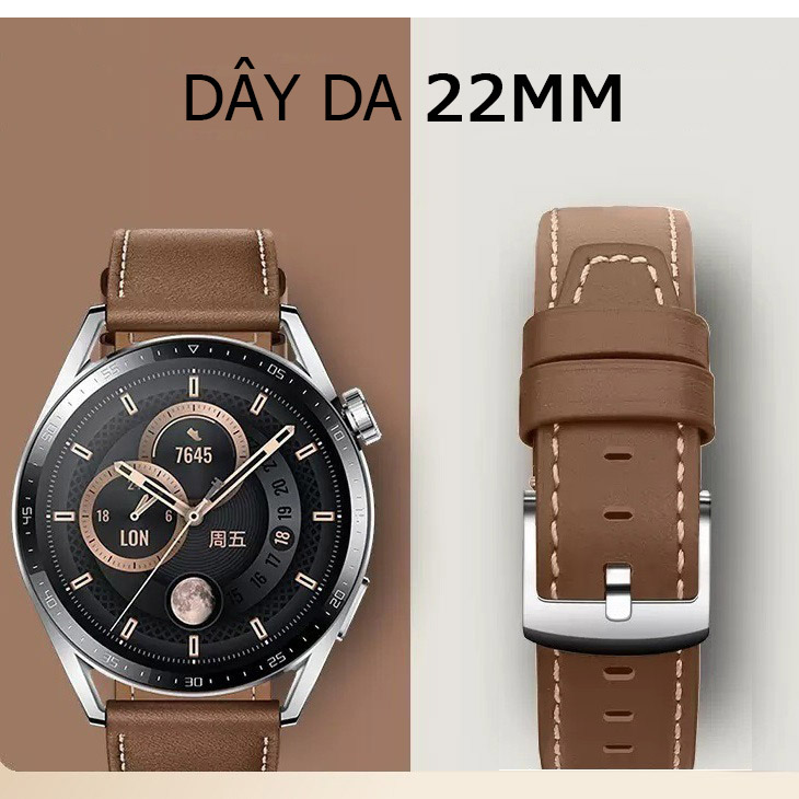 Dây da 22mm kiểu GT3