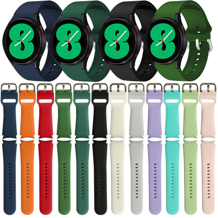 Dây đồng hồ thông minh 20mm silicon kiểu Galaxy Watch 4