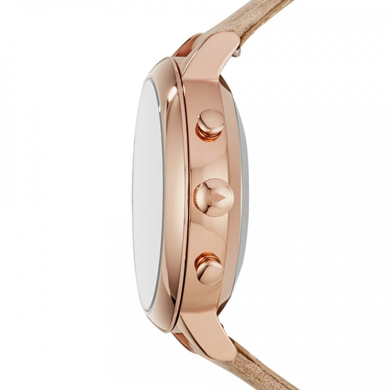FOSSIL Hybrid Smartwatch Q Jacqueline Bone Leather FTW5013 Techwear.VN
