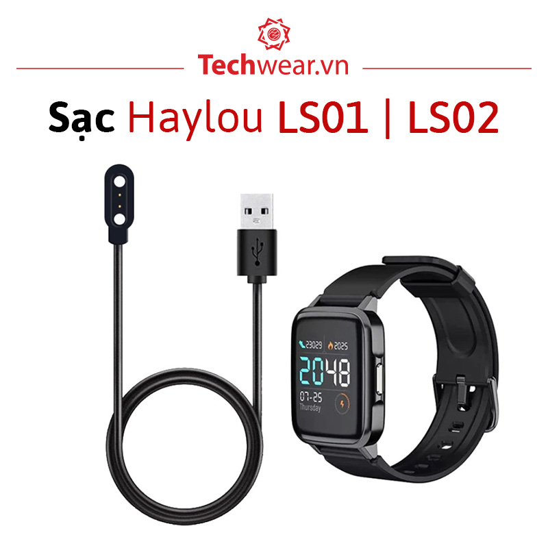 Cáp sạc đồng hồ Haylou LS02 | LS01