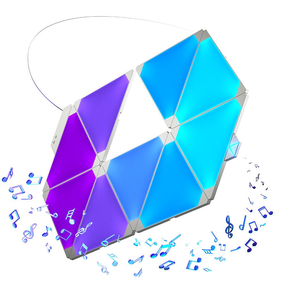 Bộ đèn Nanoleaf Aurora Rhythm (9 miếng)