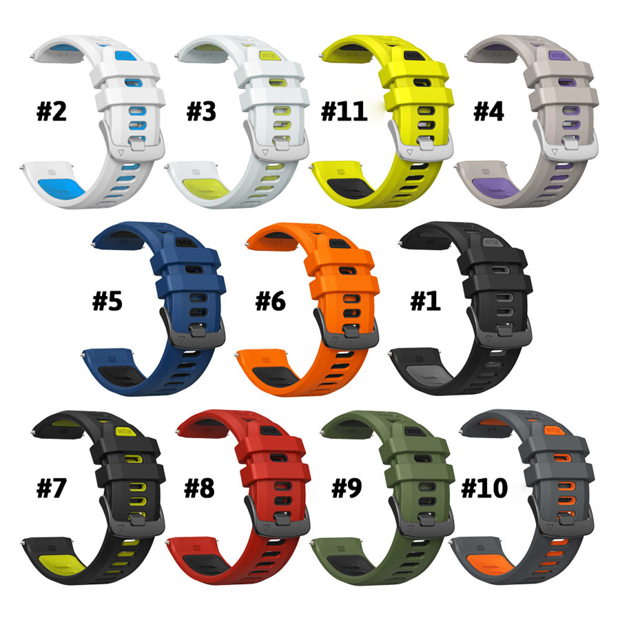 Dây silicon 22mm kiểu Garmin 970