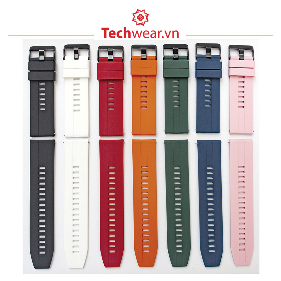 Dây đồng hồ thông minh khóa đen kiểu GT2