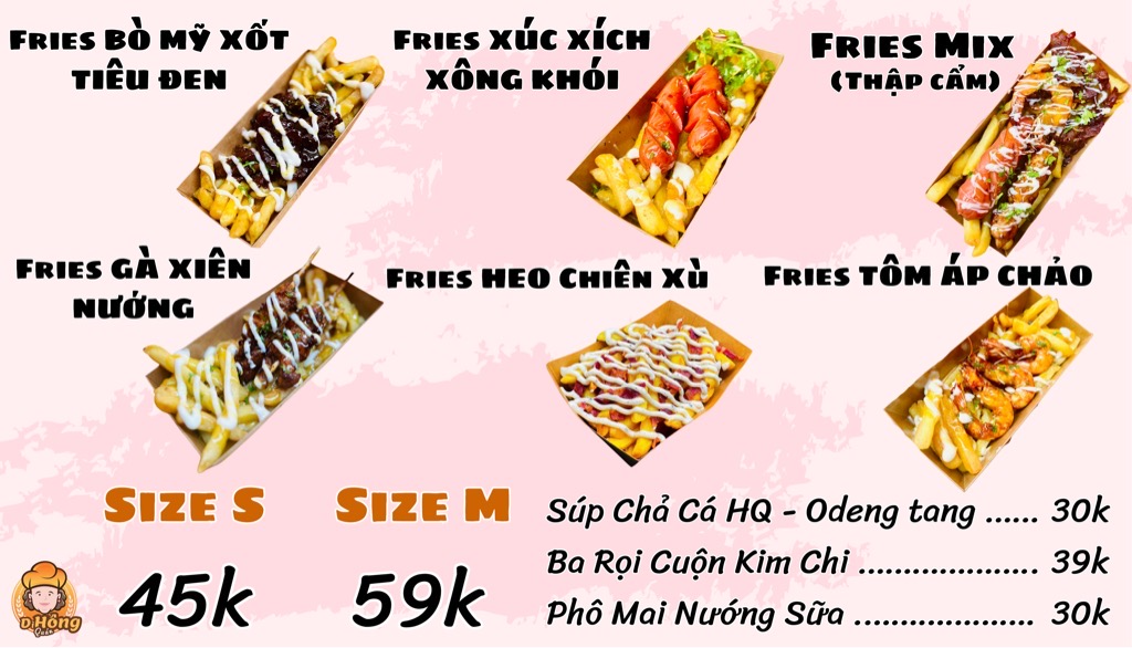 Fries Topping (Khoai Tây Chiên Topping)