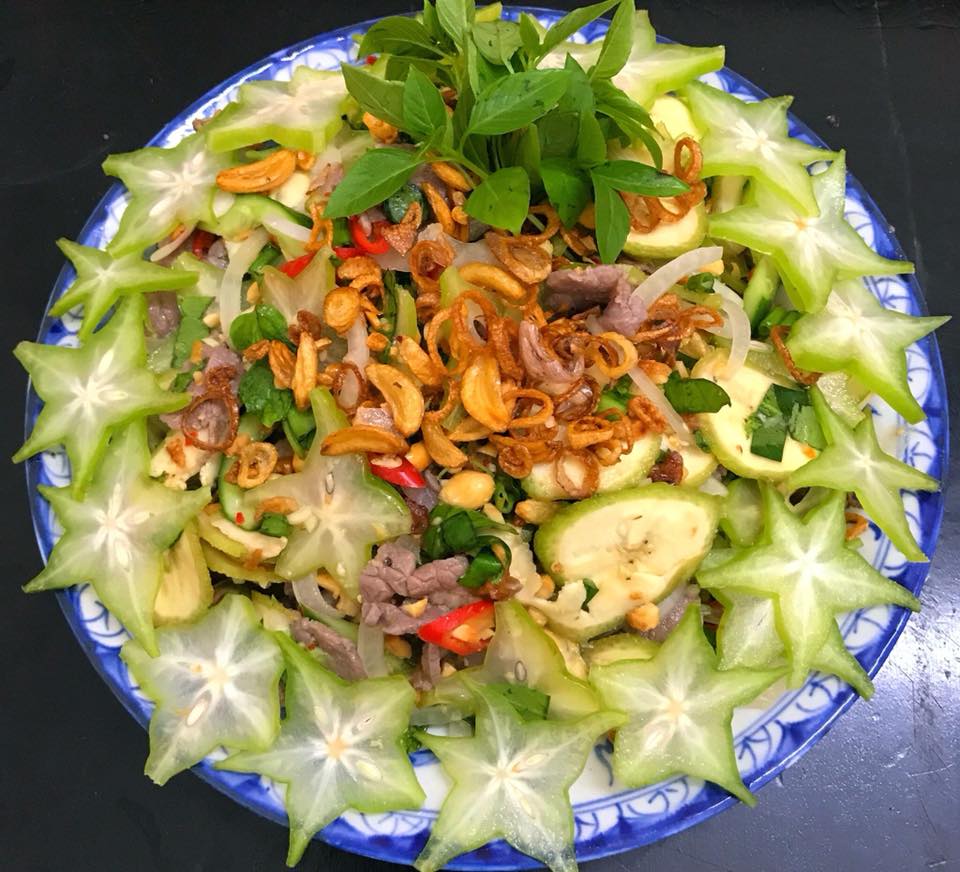 Gỏi bò bóp khế