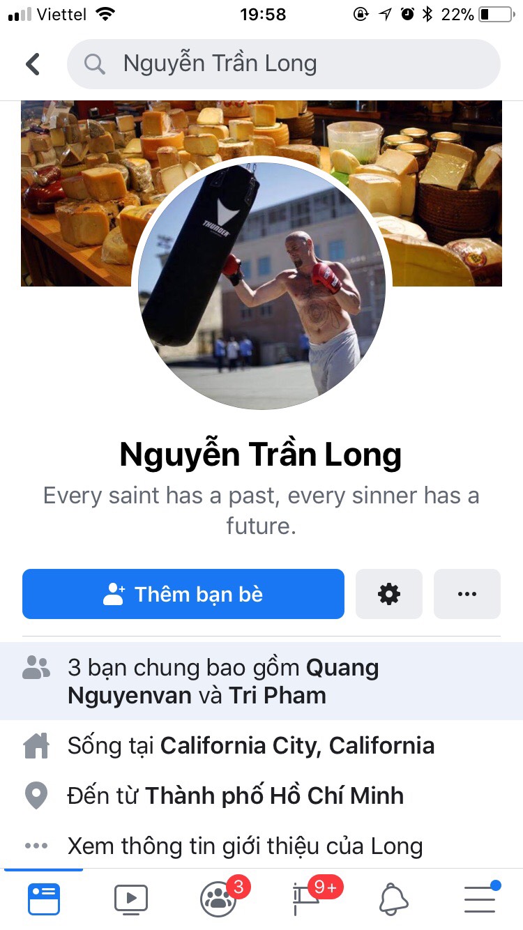 Nguyễn Trần Long Kẻ chuyên tạo fb giả để đi chửi bới và thị phi người khác