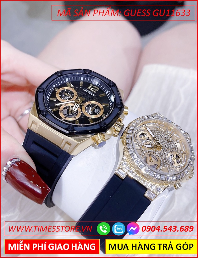 dong-ho-cap-doi-guess-multifunction-mat-tron-vang-gold-day-sillicone-timesstore-vn