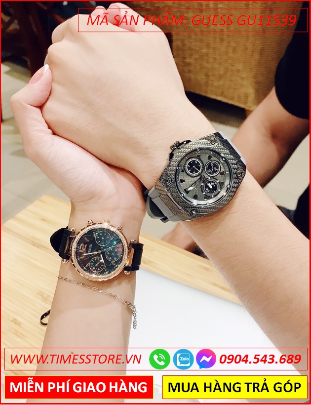 dong-ho-cap-doi-guess-tua-hublot-6-kim-day-sillicone-timesstore-vn