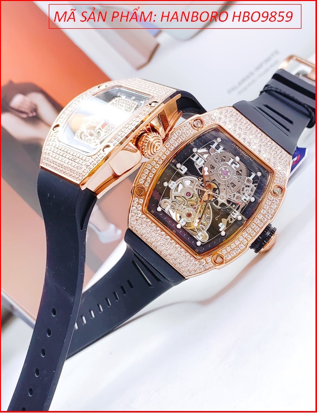 dong-ho-cap-doi-hanboro-automatic-dinh-da-rose-gold-day-silicone-timesstore-vn