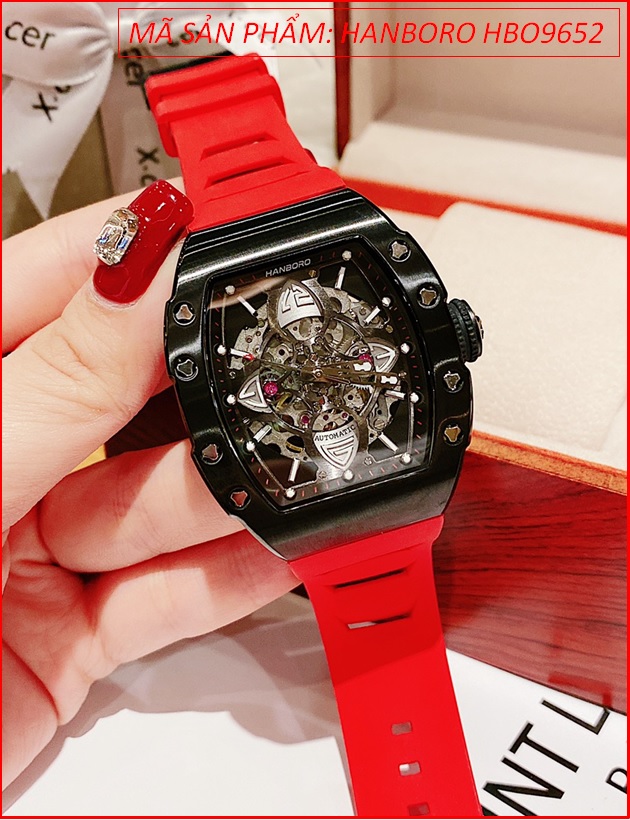 dong-ho-cap-doi-hanboro-automatic-mat-den-dinh-da-day-mau-do-timesstore-vn