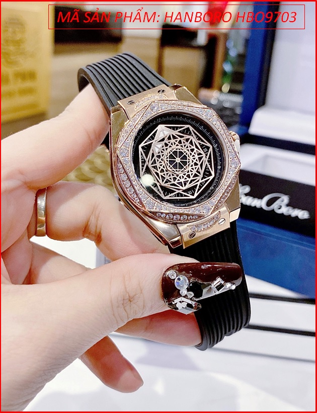 dong-ho-cap-doi-hanboro-mat-vu-tru-rose-gold-day-silicone-timesstore-vn