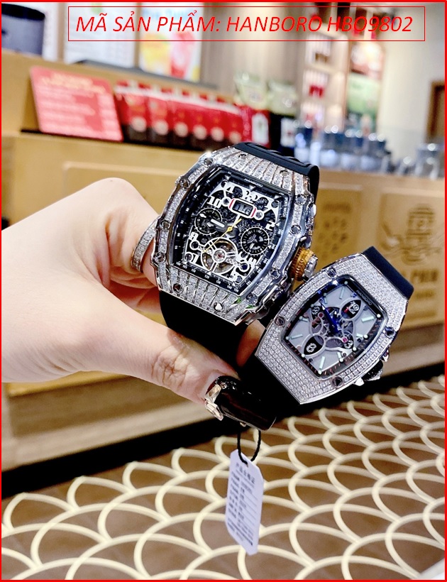 dong-ho-cap-doi-hanboro-tua-richard-mille-dinh-da-day-sillicone-timesstore-vn