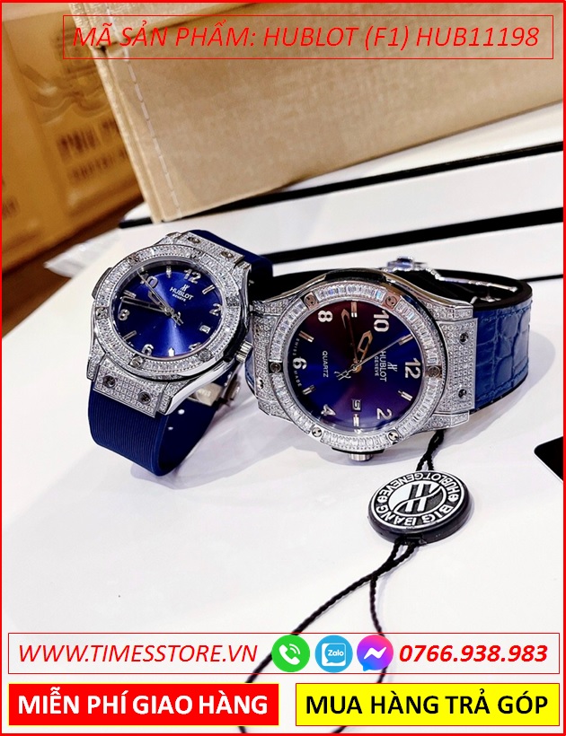 dong-ho-cap-doi-hublot-f1-bigbang-one-click-day-sillicone-xanh-timesstore-vn