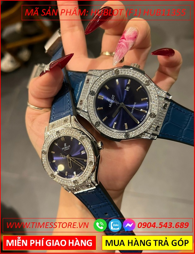 dong-ho-cap-doi-hublot-f1-mat-tron-dinh-da-day-da-xanh-boc-silicone-timesstore-vn