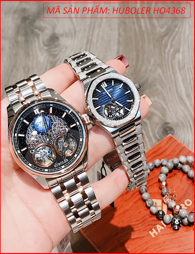 dong-ho-cap-doi-huboler-by-hanboro-automatic-mat-tron-dinh-da-day-kim-loai-chinh-hang-dep-timesstore-vn