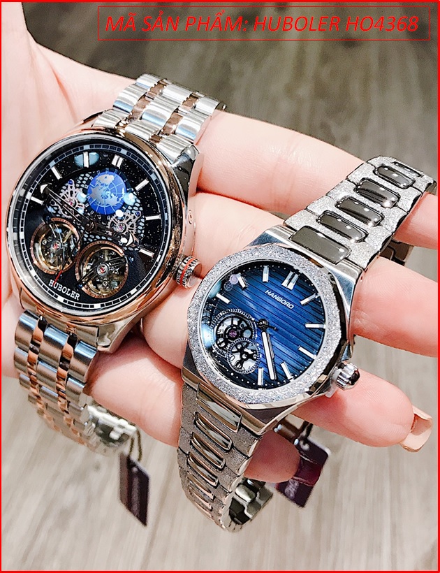 dong-ho-cap-doi-huboler-by-hanboro-automatic-mat-tron-dinh-da-day-kim-loai-chinh-hang-dep-timesstore-vn