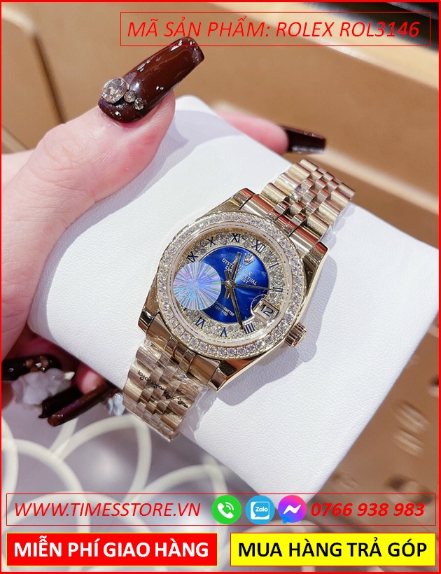 dong-ho-cap-doi-rolex-date-just-mat-xanh-dinh-da-day-full-gold-timesstore-vn