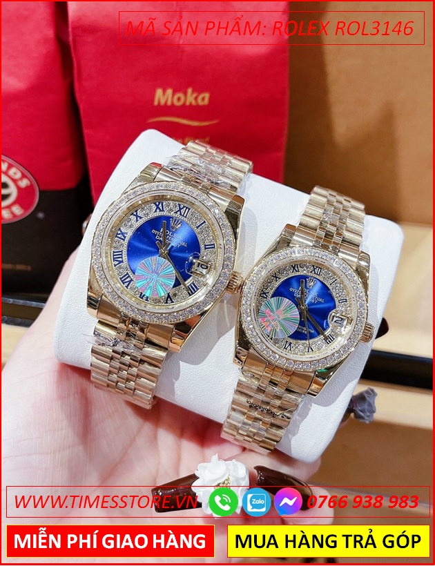 dong-ho-cap-doi-rolex-date-just-mat-xanh-dinh-da-day-full-gold-timesstore-vn