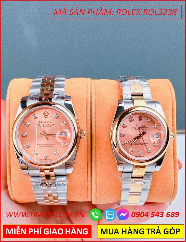 dong-ho-cap-doi-rolex-f1-mat-hong-nieng-tron-day-demi-vang-gold-timesstore-vn