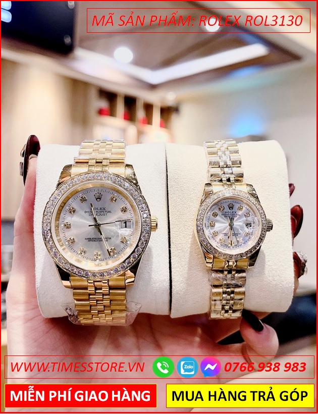 dong-ho-cap-doi-rolex-f1-mat-trang-dinh-da-day-full-vang-gold-timesstore-vn