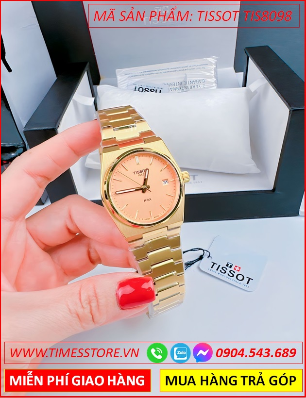 dong-ho-cap-doi-tissot-prx-mat-tron-day-kim-loai-vang-gold-timesstore-vn