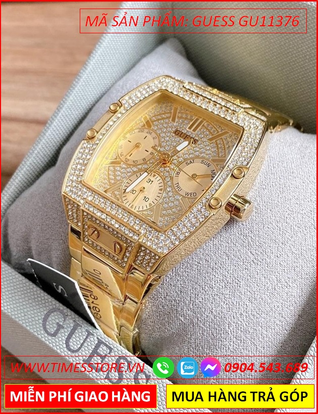 dong-ho-guess-nam-mat-chu-nhat-full-da-swarovski-day-kim-loai-vang-gold-timesstore-vn