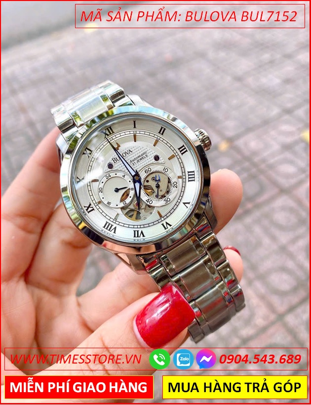 dong-ho-nam-bulova-automatic-mat-trang-lo-may-day-kim-loai-timesstore-vn