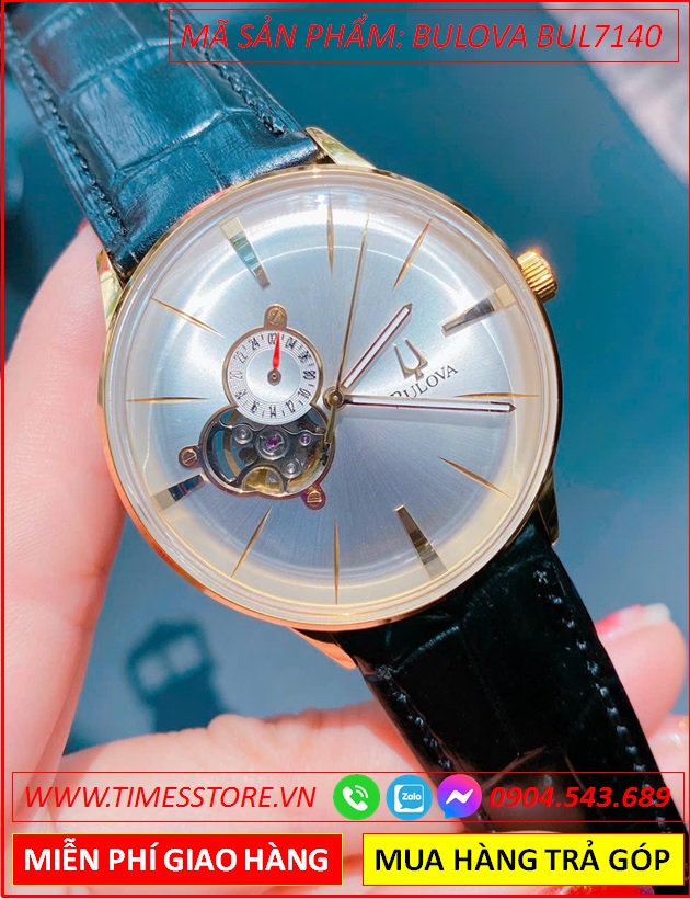 dong-ho-nam-bulova-automatic-mat-trang-lo-tim-day-da-timesstore-vn