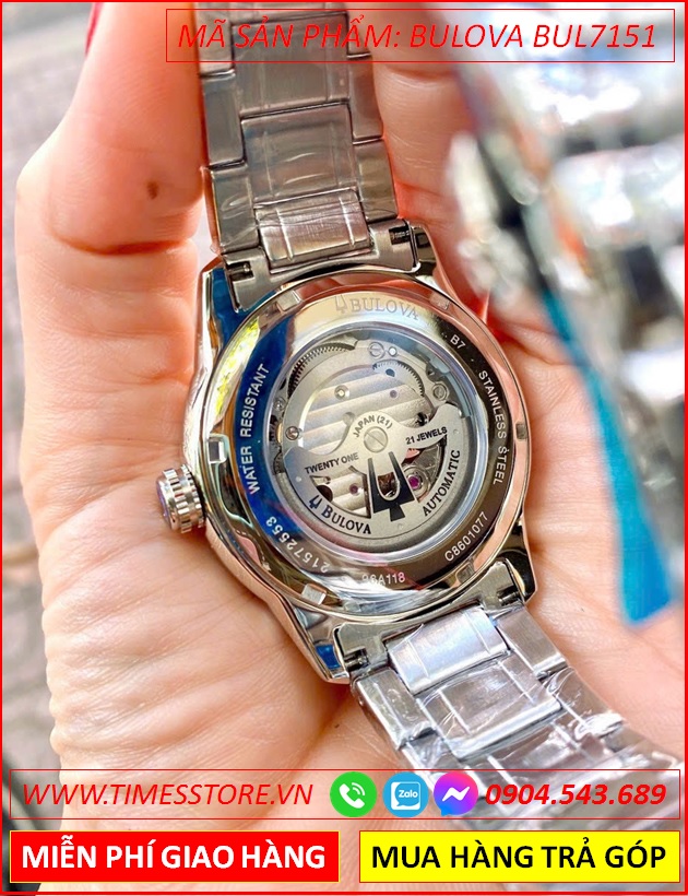 dong-ho-nam-bulova-automatic-mat-xanh-lo-may-day-kim-loai-timesstore-vn