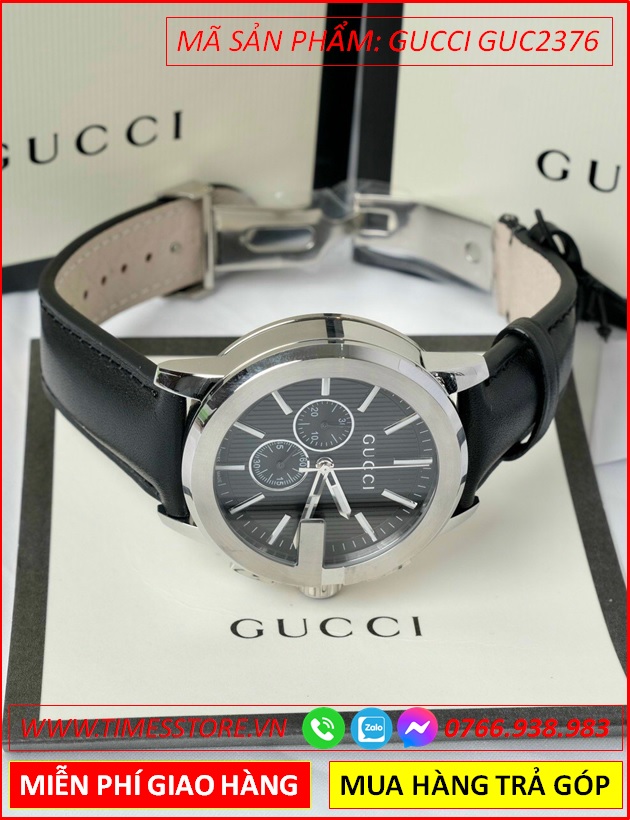 dong-ho-nam-gucci-chrono-mat-tron-den-day-da-timesstore-vn