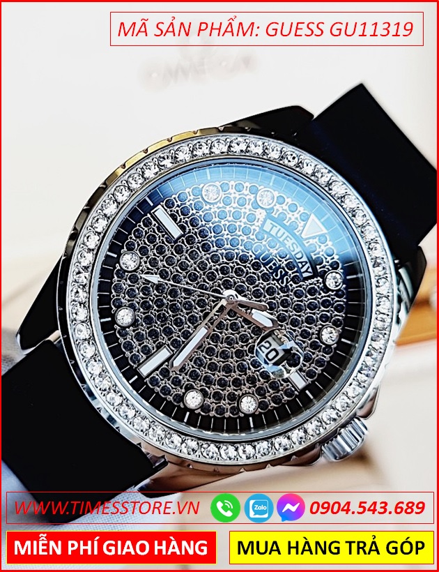 dong-ho-nam-guess-mat-tron-full-da-swarovski-day-cao-su-den-thoi-trang-dep-gia-re-timesstore-vn