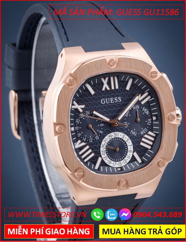 dong-ho-nam-guess-tua-parker-rose-gold-day-sillicone-timesstore-vn