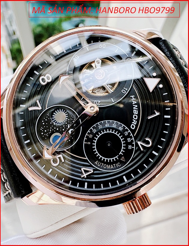 dong-ho-nam-hanboro-automatic-mat-tron-den-rose-gold-day-da-timesstore-vn