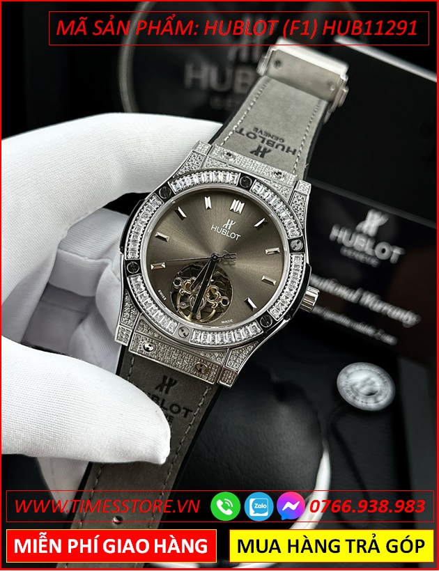 dong-ho-nam-hublot-f1-automatic-dinh-da-lo-may-da-boc-sillicone-xam-timesstore-vn