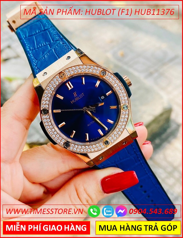 dong-ho-nam-hublot-f1-automatic-dinh-da-rose-gold-day-da-xanh-boc-sillicone-timesstore-vn